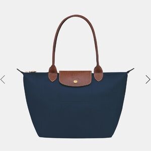 Longchamp LE PLIAGE ORIGINAL M TOTE BAG in NAVY